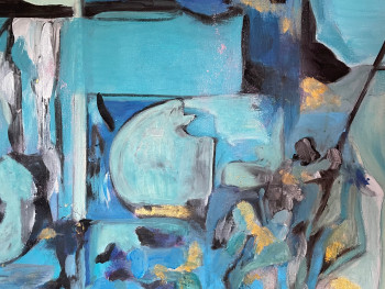 Œuvre contemporaine nommée « les trois temps », Réalisée par VIRGINIA TANSU
