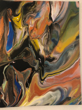Œuvre contemporaine nommée « Dream  acrylique », Réalisée par CHRISTINE CLAIR CHRISTINE