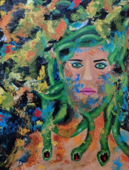 Œuvre contemporaine nommée « Gorgone », Réalisée par ANTOINE LOPEZ