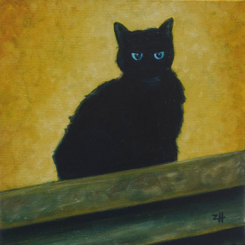 Œuvre contemporaine nommée « Il gatto d'Ospedaletti 3 », Réalisée par JEAN-FRANçOIS ZANETTE