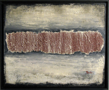 Œuvre contemporaine nommée « TIBET », Réalisée par ANNICK BEAULIEU