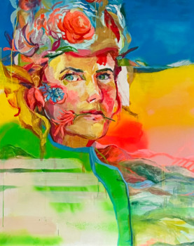 Œuvre contemporaine nommée « En partance », Réalisée par AURELIE YVIN