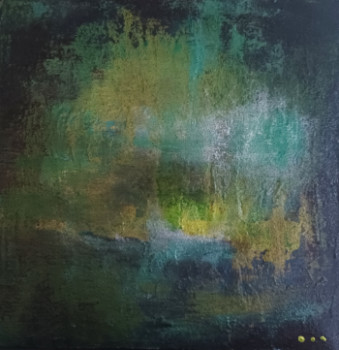 Œuvre contemporaine nommée « Frondaisons en Forêt de Brocéliande », Réalisée par EEEGO