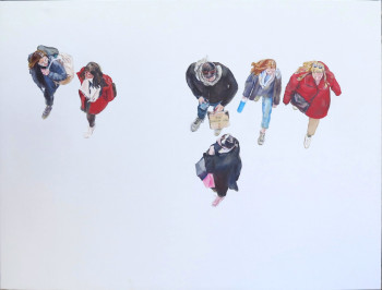 Œuvre contemporaine nommée « Desde la terraza de cristal », Réalisée par JESúS MANUEL MORENO
