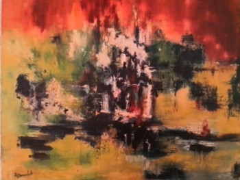 Œuvre contemporaine nommée « Mystérieux chemin », Réalisée par BONVARLET