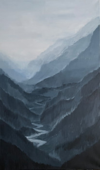 Œuvre contemporaine nommée « Mi valle », Réalisée par KARMEN KON K