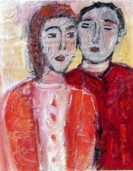 Œuvre contemporaine nommée « couple n°10 », Réalisée par FAVRE-REES