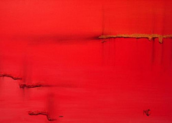 Œuvre contemporaine nommée « Abstraction », Réalisée par MANON LAFONTAINE