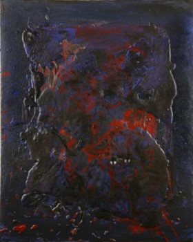 Œuvre contemporaine nommée « the big blue », Réalisée par BLANDINE MARTIN