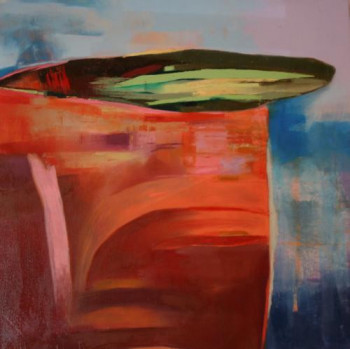 Œuvre contemporaine nommée « on the cliff floating », Réalisée par SOPHIA LINDSAY BURNS