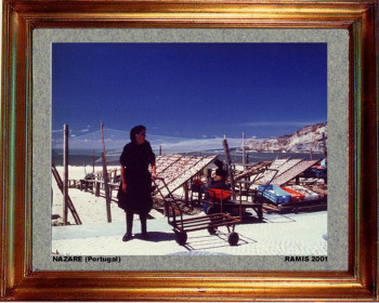 Portugal; Plage de Nazaré 2001 Sur le site d’ARTactif