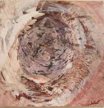 Œuvre contemporaine nommée « Spirale flechée », Réalisée par ADRIENNE JALBERT