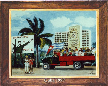 Œuvre contemporaine nommée « Cuba 1998 », Réalisée par EMILE RAMIS