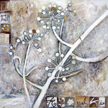 Œuvre contemporaine nommée « Fleur d'Aralia », Réalisée par LéA TIRMANT