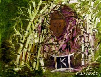 Œuvre contemporaine nommée « Bamboo temple », Réalisée par BJK