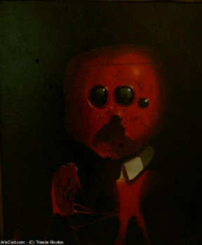Œuvre contemporaine nommée « aracnophobe », Réalisée par DEKO-T