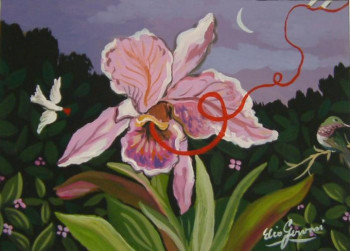 Œuvre contemporaine nommée « orchidea », Réalisée par ELIO GERVASI
