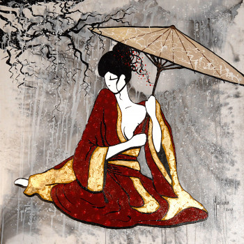 Œuvre contemporaine nommée « Geisha Snow », Réalisée par PATRICE MURCIANO