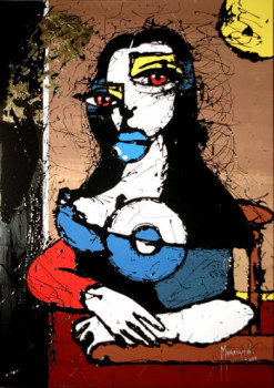 Œuvre contemporaine nommée « Mona Lisa », Réalisée par PATRICE MURCIANO