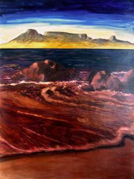 Œuvre contemporaine nommée « paysage bucolique 8 », Réalisée par CARLOS DIT CARLANGA ARAYA VARGAS