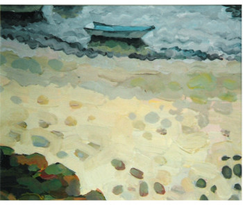 Œuvre contemporaine nommée « Solitude au Cap Ferret, 2002 », Réalisée par LéNA TERESHONOK