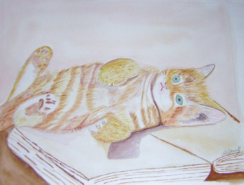 Œuvre contemporaine nommée « petit chaton », Réalisée par ARCENCIELDEMARIE