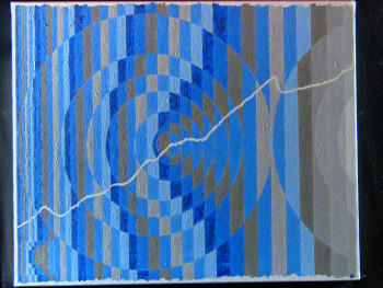 Œuvre contemporaine nommée « variations 5 », Réalisée par JEAN FRANçOIS GUILLEMET