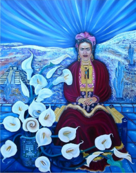 Œuvre contemporaine nommée « Alcatraces pour Frida Kahlo », Réalisée par ABERNARDO