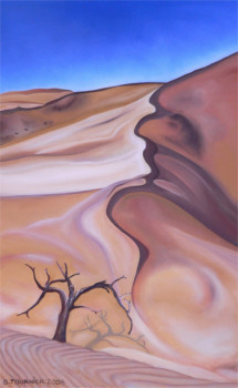 Œuvre contemporaine nommée « Sahara », Réalisée par ABERNARDO