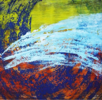Œuvre contemporaine nommée « 15.02.08 », Réalisée par JEAN JAC POSTOLLEC DE CADIC
