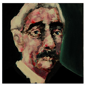 Œuvre contemporaine nommée « Portrait de Paul Valéry », Réalisée par KAREN THOMAS