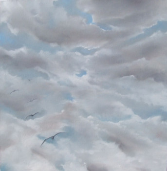 Œuvre contemporaine nommée « Dans les nuages », Réalisée par FREDPOIRI FRéDéRIC POIRI