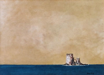 Œuvre contemporaine nommée « Le dernier refuge », Réalisée par BERNARD YVES FAUROBERT
