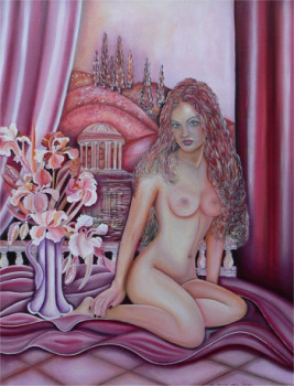 Œuvre contemporaine nommée « La venus rose en Toscane », Réalisée par ABERNARDO