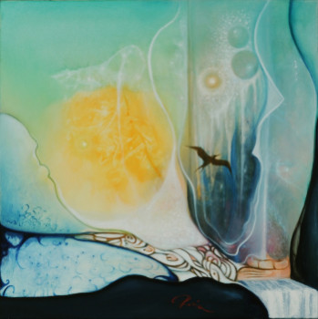 Œuvre contemporaine nommée « THE ETERNAL SPLENDORS », Réalisée par RODICA ALECSANDRA MILLER