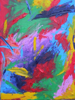 Œuvre contemporaine nommée « FEU FOLLET », Réalisée par CB