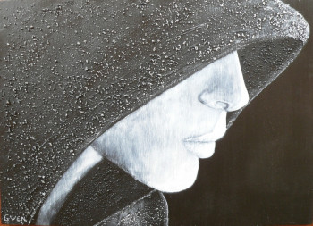Œuvre contemporaine nommée « Femme cachée », Réalisée par GWEN