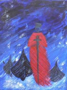 Œuvre contemporaine nommée « Viking », Réalisée par GWEN