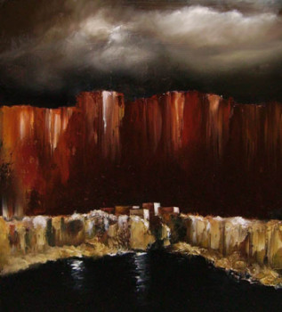 Œuvre contemporaine nommée « Le mur des Cathares », Réalisée par THIERRY GARNIER-LAFOND
