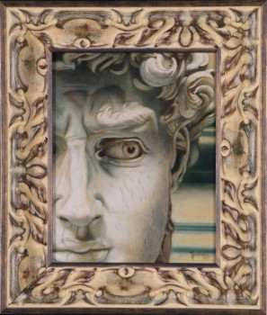 Œuvre contemporaine nommée « Le regard du David », Réalisée par JéRéMY CARPENTIER