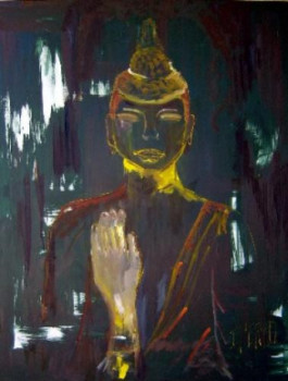 Œuvre contemporaine nommée « samsara », Réalisée par IRANE PERKO