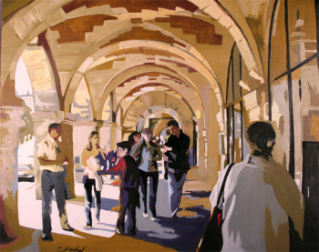 Œuvre contemporaine nommée « place des vosges », Réalisée par CLOTILDE NADEL