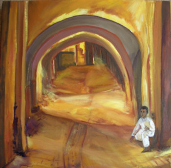 Œuvre contemporaine nommée « Marrakech », Réalisée par DAN.LECLERCQ