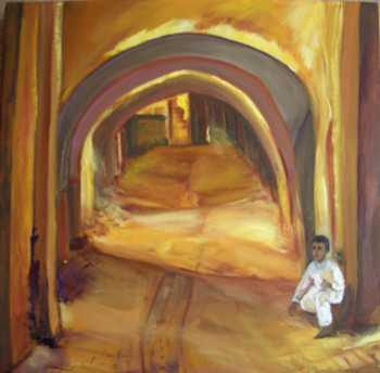 Œuvre contemporaine nommée « Marrakech », Réalisée par DAN.LECLERCQ