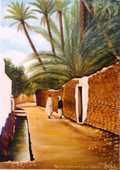 Œuvre contemporaine nommée « rue de la grande seguia laghouat », Réalisée par ABDELMALEK FILAH