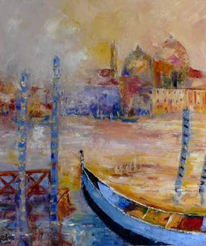 Œuvre contemporaine nommée « Brume sur Venise », Réalisée par RAOUL RIBOT