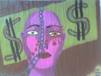 Œuvre contemporaine nommée « profit (2008) », Réalisée par SOPHIE CHABANE