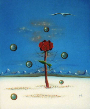 Œuvre contemporaine nommée « paysage 1 », Réalisée par GABY
