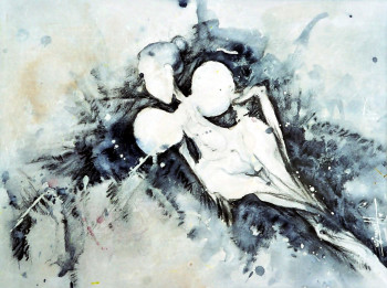 Œuvre contemporaine nommée « Naissance de la pudeur », Réalisée par MEZIANE BOUSSAID