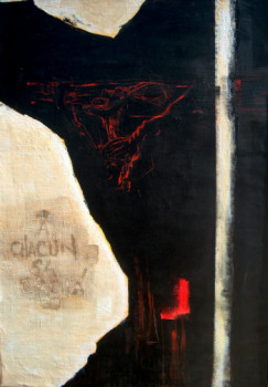 Œuvre contemporaine nommée « Chacun sa croix », Réalisée par SOURZAT